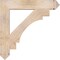Ekena Millwork Merced Arts & Crafts Smooth Bracket, Douglas Fir, 5 1/2"W x 36"D x 36"H BKT06X36X36MRC03SDF - alternate 2